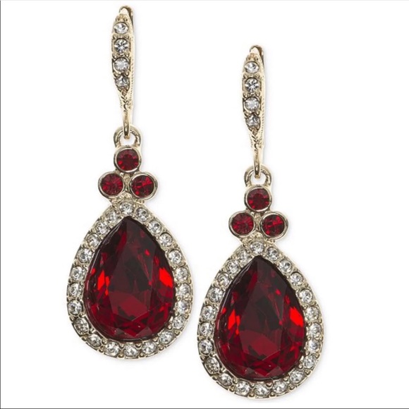 Givenchy Red Stone Drop earrings - Picture 7 of 7